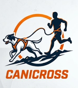 Canicross illustratie